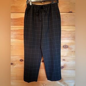 Babaton Black Checkered Pants size Small